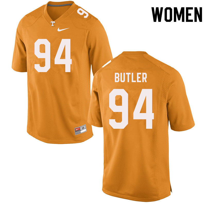 Women #94 Matthew Butler Tennessee Volunteers College Football Jerseys Sale-Orange